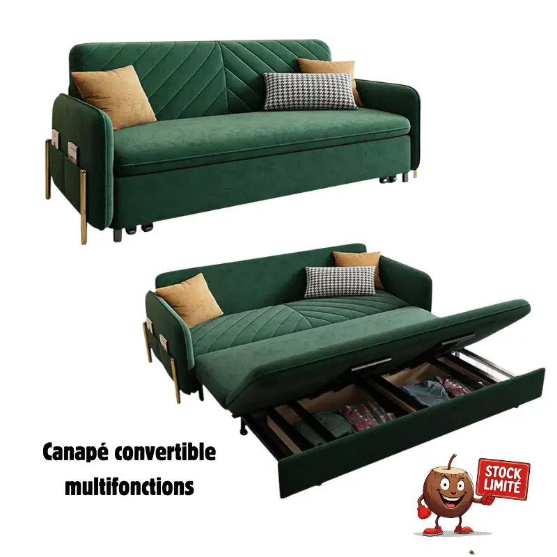 Canapé convertible multifonctions